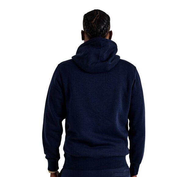 Nike Club Fleece 2 Piece Men's Sweatsuit Tracksuit Navy Blue Gift Set Outfit NWT - Picture 5 of 14